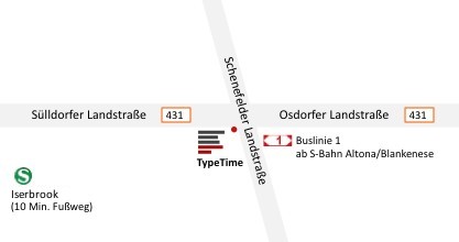TypeTime Standort